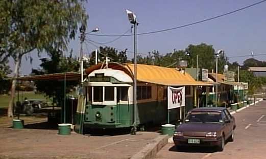 Darwin Melbourne tram cafe